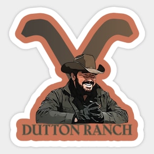 Dutton ranch Sticker